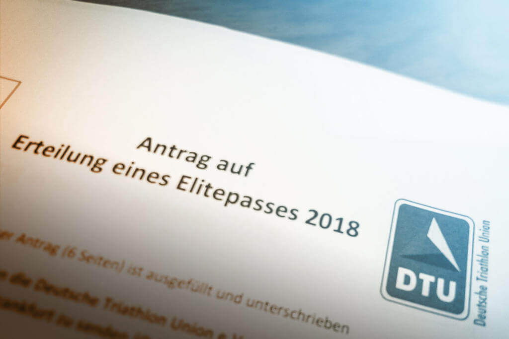 Antrag auf die Erteilung eines Elitepasses der DTU