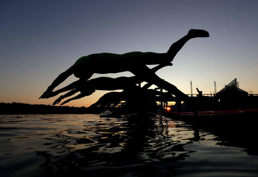 Triathlon Klischee