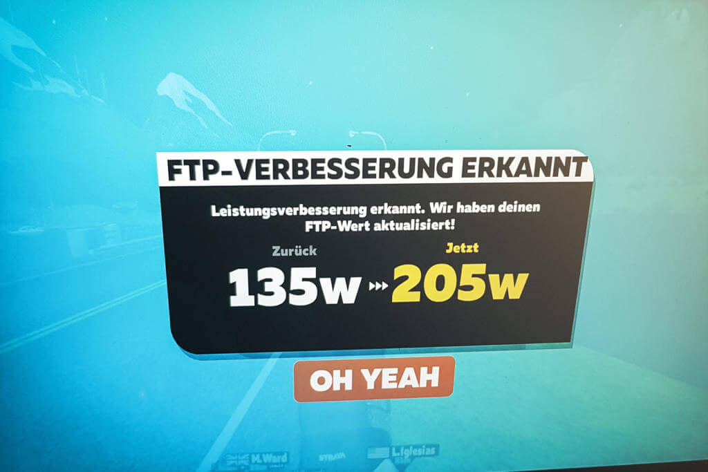 Daniels Training geht auf die Endgerade