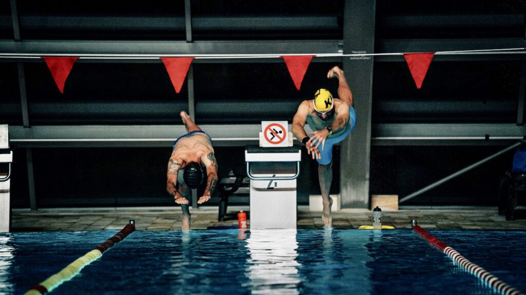 Schwimmtraining Aufbau