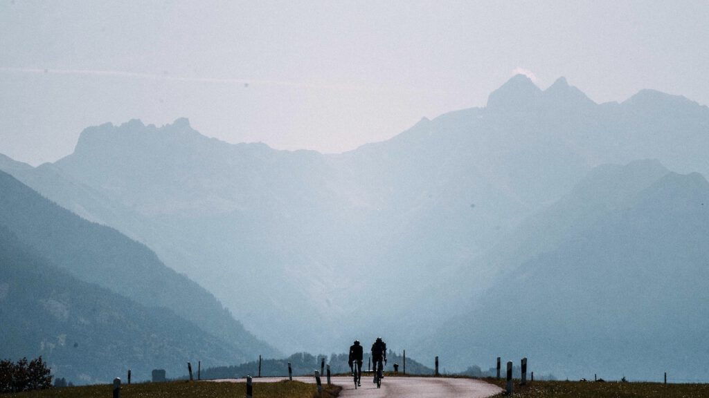 Draußen Training Radfahren