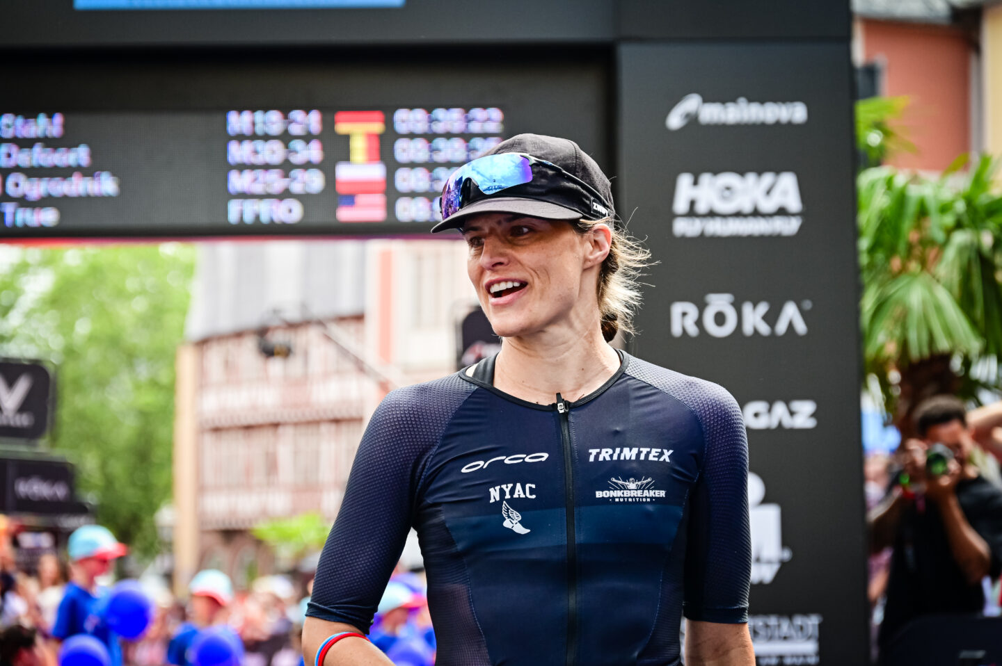 Sarah True Ironman Frankfurt Gewinn
