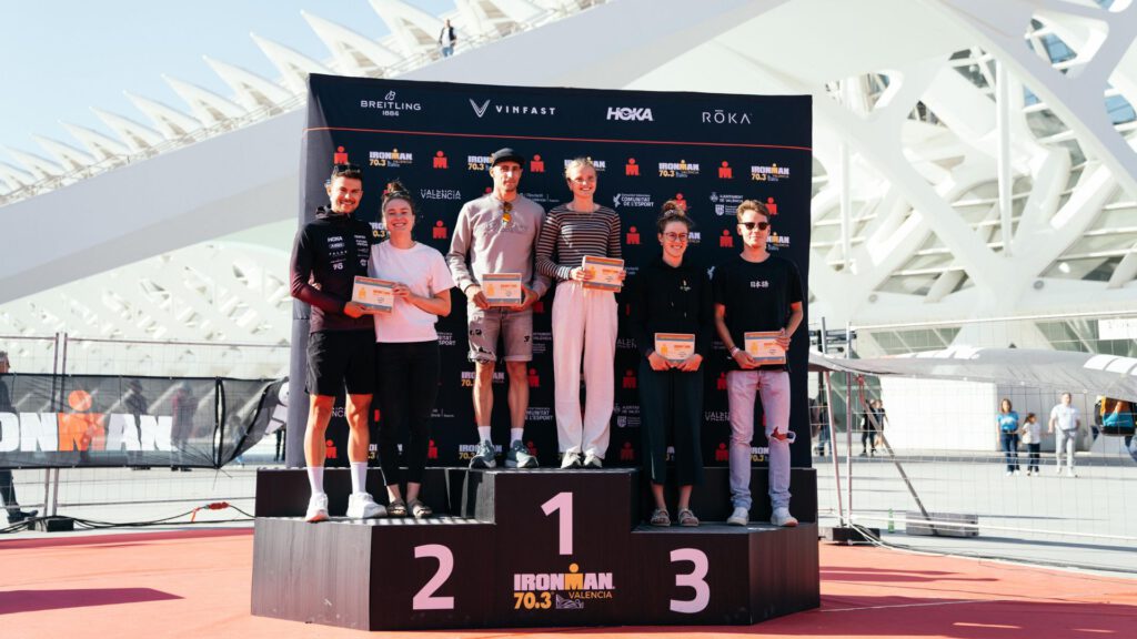 Jan Stratmann und Lena Meißner im Interview nach dem zweiten Platz beim Ironman 70.3 Valencia