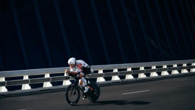 Jan Stratmann beim Ironman 70.3 in Valencia im April 2024